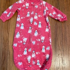 🌟5 for $15🌟 Carter’s fleece snowman sleep bag